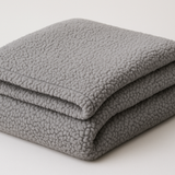 Manta Sherpa Cinza 150x200cm - Super Macia