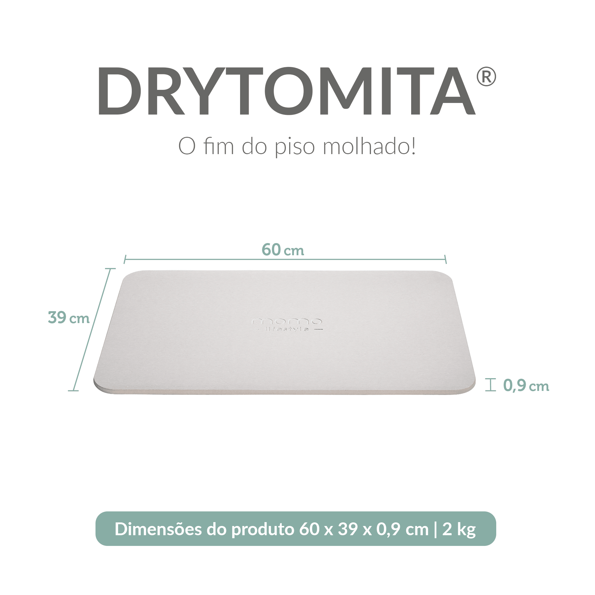 Tapete para banheiro Dritomita | Dedock